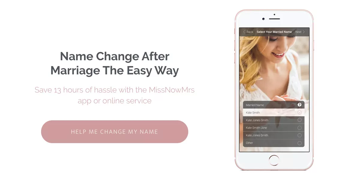 Name Change Kit or Name Change Service—It's Your Choice! - MissNowMrs