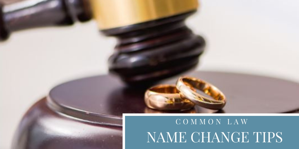 Changing your name after common law marriage