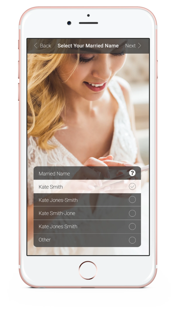 MissNowMrs Name Change After Marriage App
