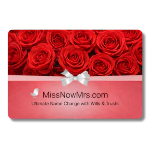 Gift Card : Ultimate Newlywed Will & Trust with Name Change Package - Print at Home